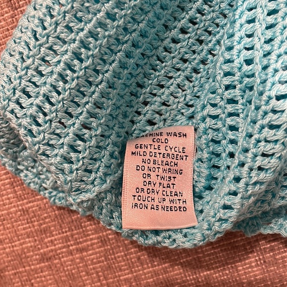 NWT Vintage Lilly Pulitzer Sweater Top in Wave Blue, Sz. S - Picture 8 of 8